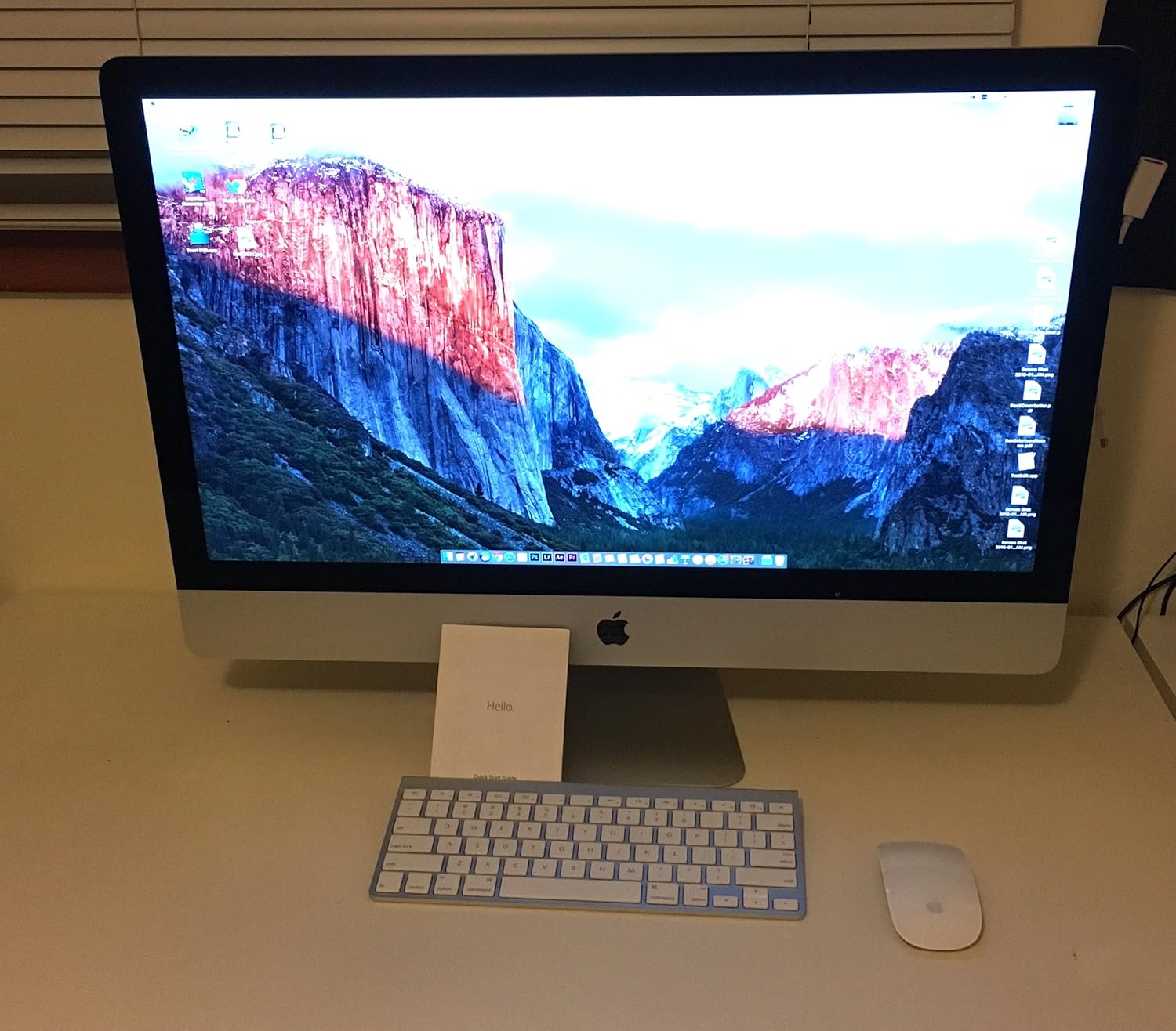 Apple iMac 27\" Desktop - 3.4GHz Intel Core i7 Quad-Core, 1TB Fusion