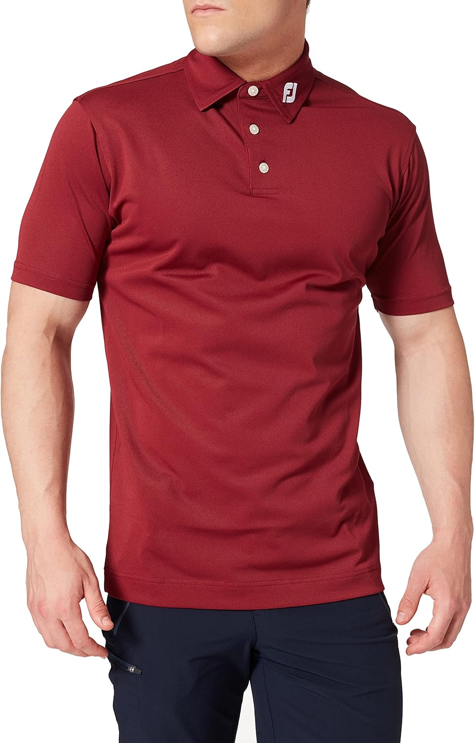 Footjoy Men's Pique Solid Golf Shirt Amazon.co.uk Clothing