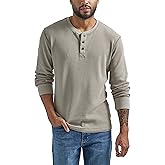 Wrangler Authentics Men's Long Sleeve Waffle Henley