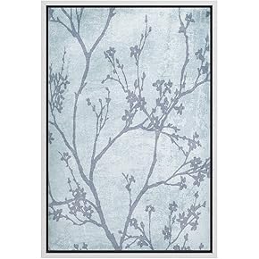 SIGNWIN Framed Canvas Wall Art Birds on Tree...