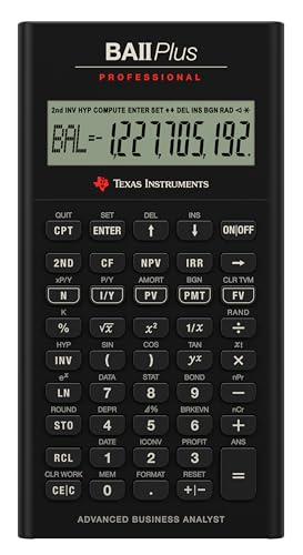 Texas Instruments BA II Plus Professional Financial Calculator