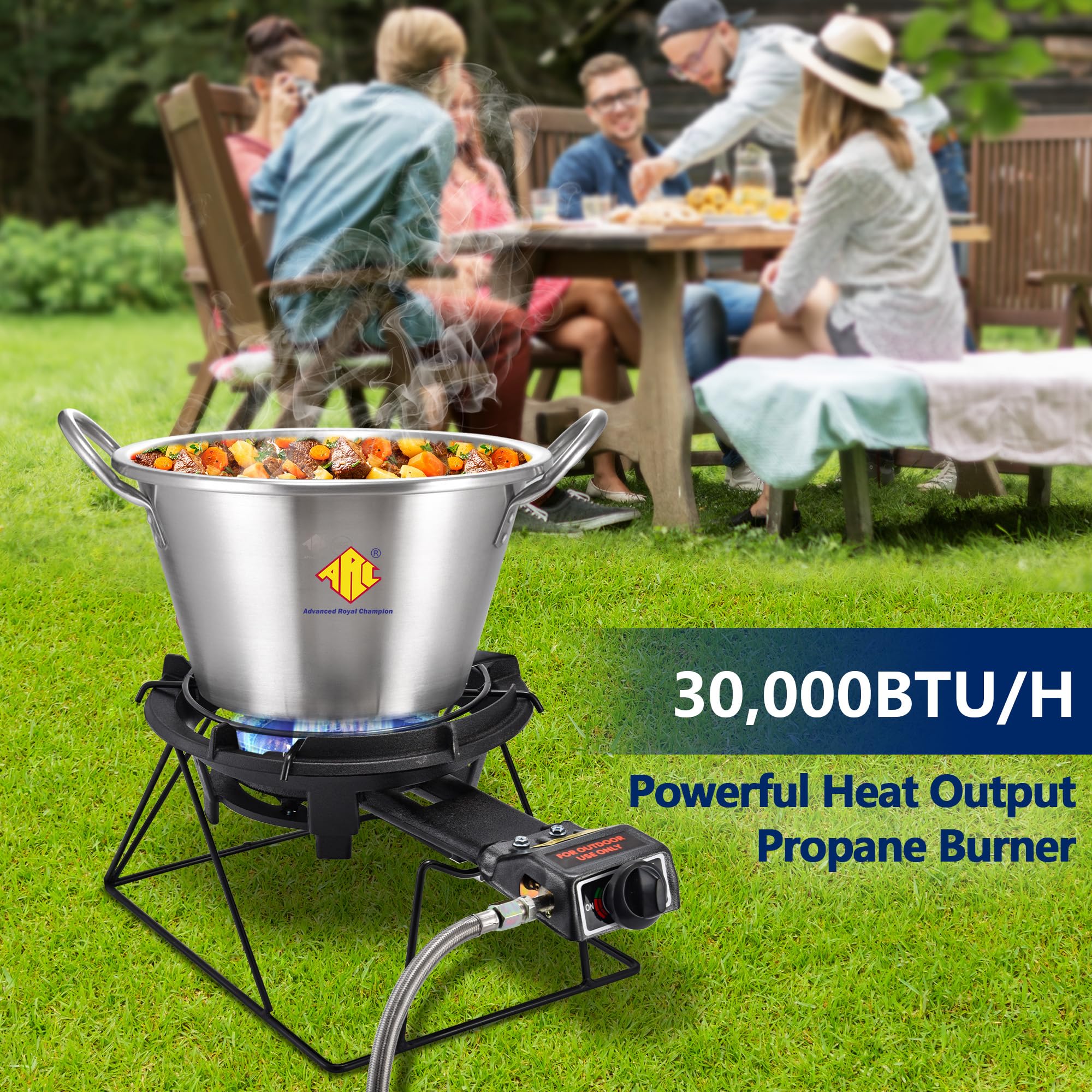 Plaque De Cuisson Propane ARC USA 2541R Portable Propane Burner
