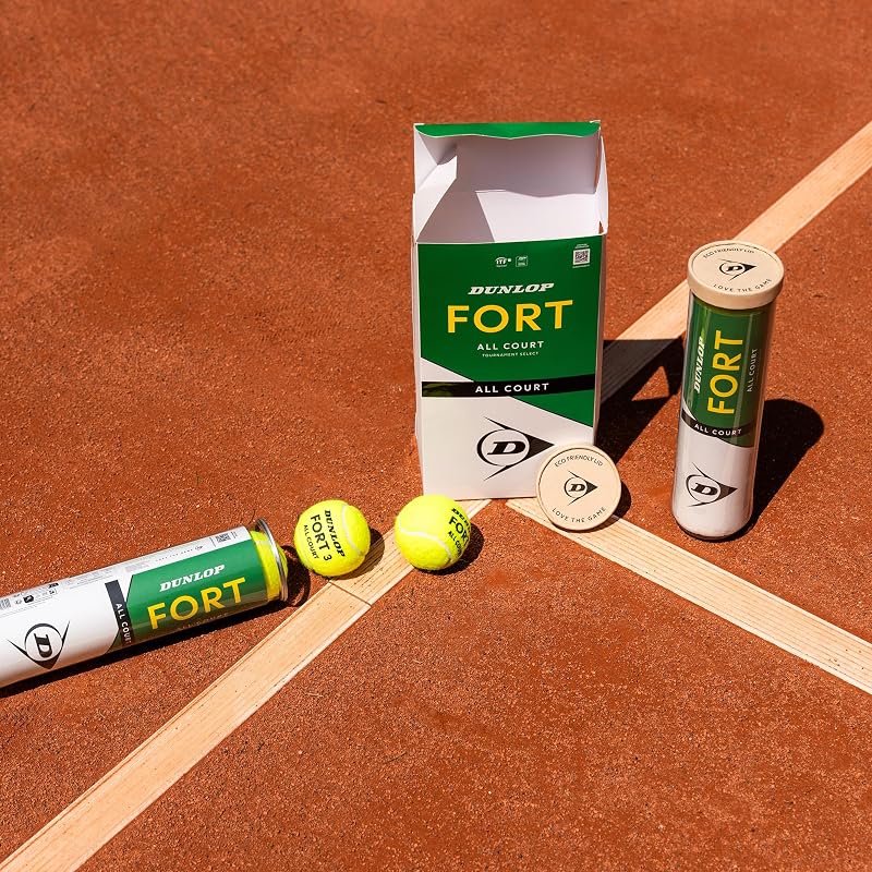 Dunlop Palline da tennis Fort All Court TS, 8 palline (2 x 4)
