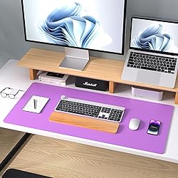 Aothia Leather Desk Pad Protector, Mouse