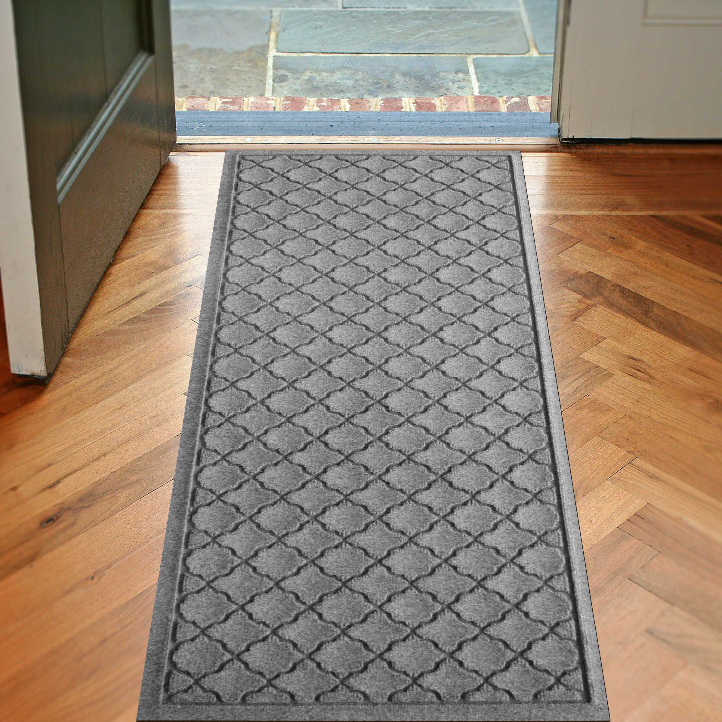 Bungalow Flooring Waterhog Indoor/Outdoor Runner Rug, 22" x 60", Skid