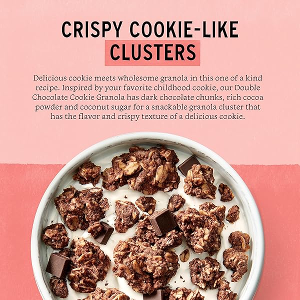 PURELY ELIZABETH, COOKIE GRANOLA DOUBLE CHOCOLATE, 11 OUNCE