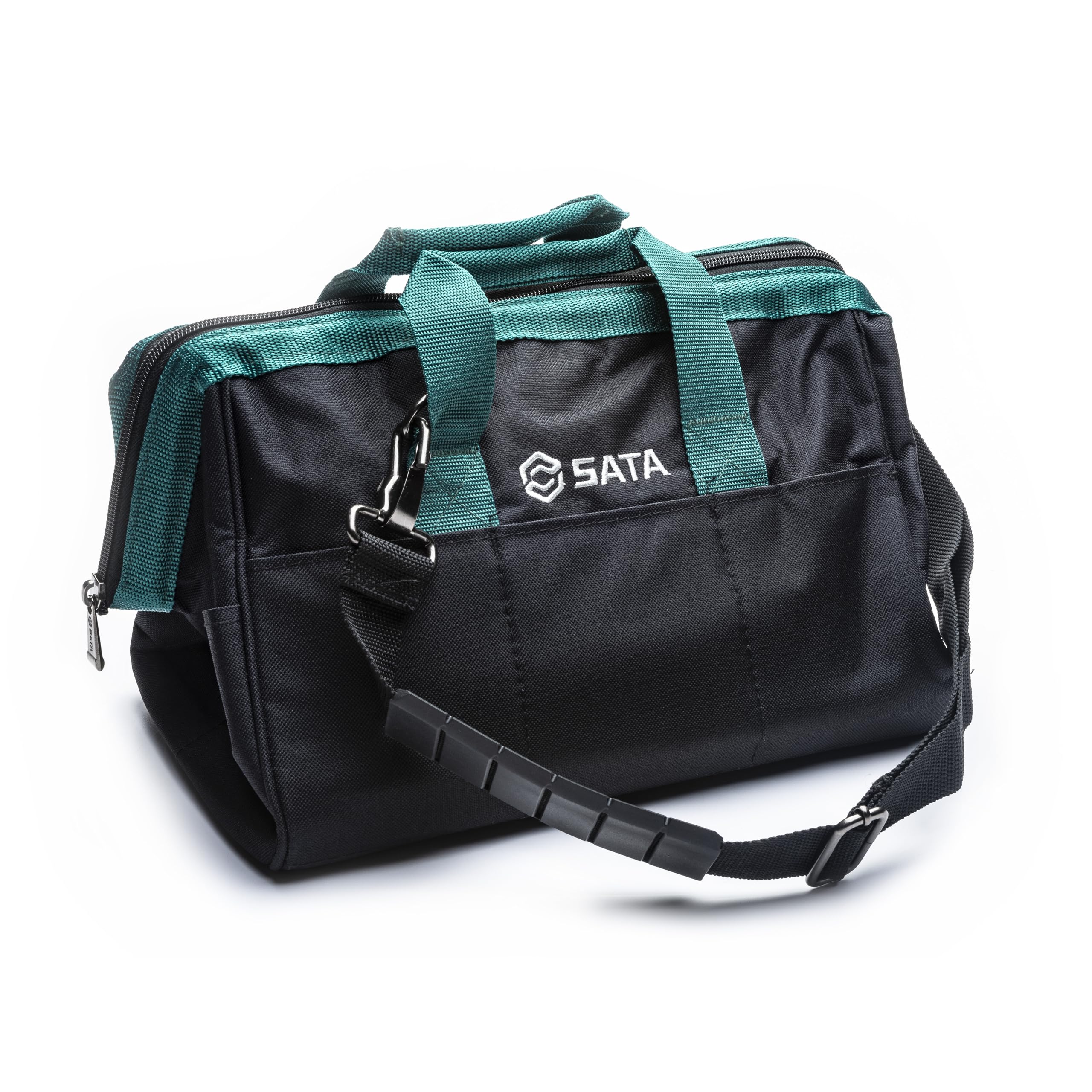SATA ST95181 Portable Tool Bag with Waterproof Construction and Multiple Interior and Exterior Pockets for Storaging and Organizing Tools