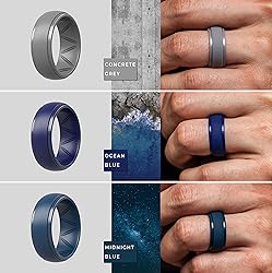 ThunderFit Silicone Wedding Rings for