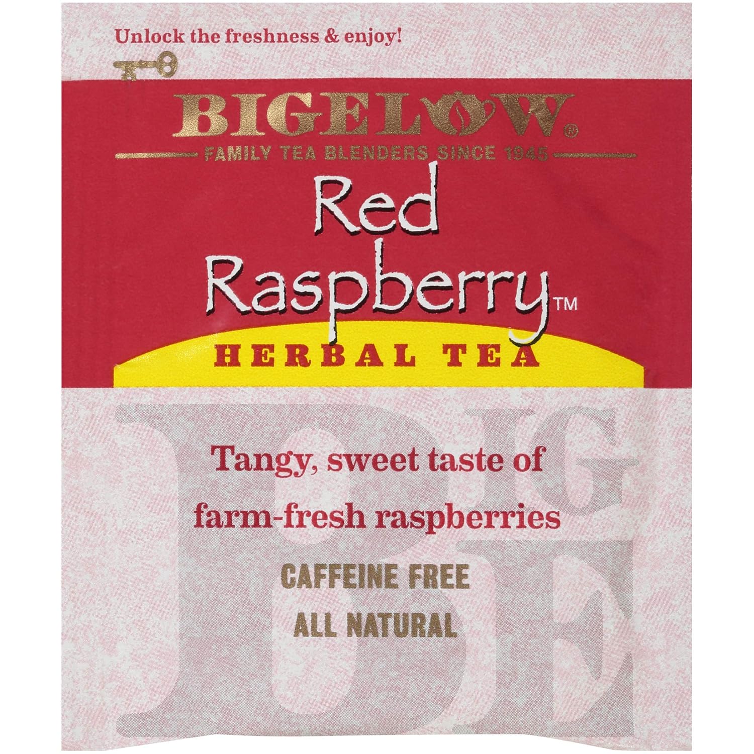 Bigelow Red Raspberry Caffeine-Free Herbal Tea, 20 Bags, Pack of 6 : Green Teas : Grocery & Gourmet Food