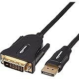AmazonBasics DisplayPort to DVI Display Cable - 6 Feet, 10-Pack