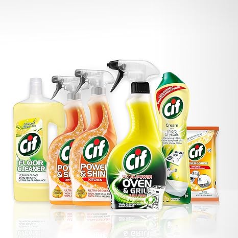 Cif Essential Multi Purpose Kitchen Kit For Everyday Cleaning 6