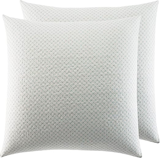 Amazon Com Laura Ashley Rowland European Pillow Sham Set Euro