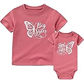 Big Sister Little Sister Matching Outfits Lil sis Baby Clothes girl preschooler T-Shirt infant bodysuits