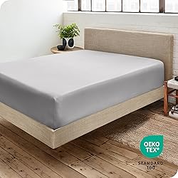 Bare Home Fitted Bottom Sheet King Size - Premium