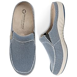 Mens Slippers with Arch Support, Canvas House