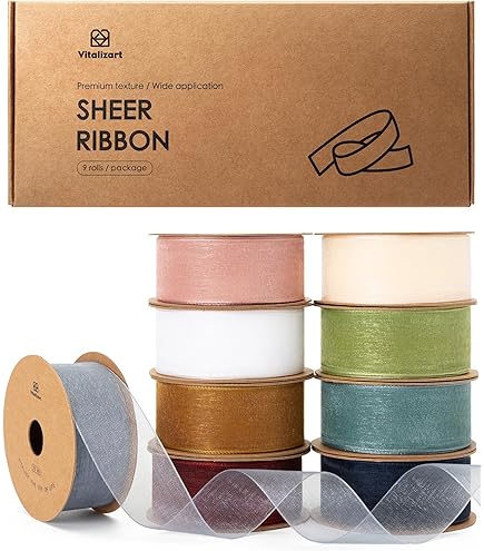 Amazon.com: Sheer Organza Ribbon Wired 150ft Spool (Black)