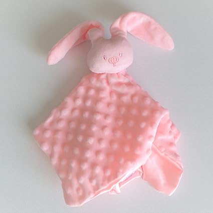 Adorable Tres Doux Doudou Lapin Pour Bebe Blanc Ou Bleu Ou Rose Naissance Rose Jeux Et Jouets Jouets D Eveil Et 1er Age Dwteam In