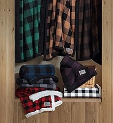Eddie Bauer - Blanket, Super Soft Reversible Sherpa