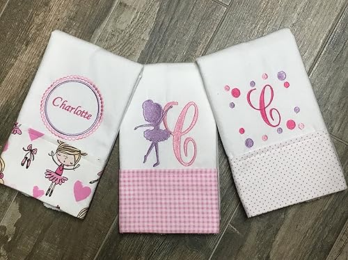 personalized baby burp cloths