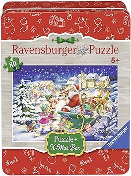 Ravensburger - Puzzle Navidad en Caja de Metal (07548 5): Amazon.es: Juguetes y juegos