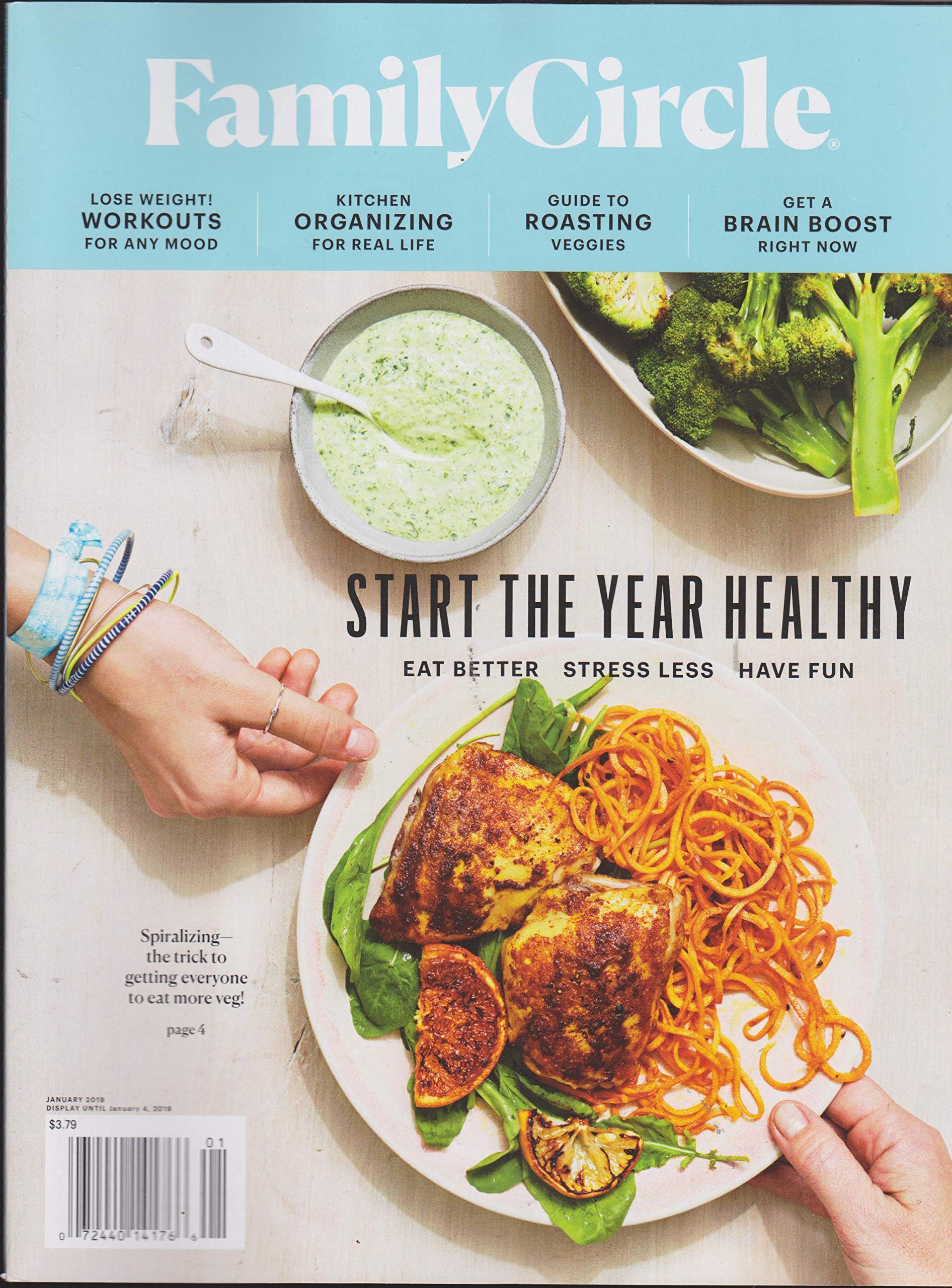 Family Circle Magazine January 2019 Amazon Com Books