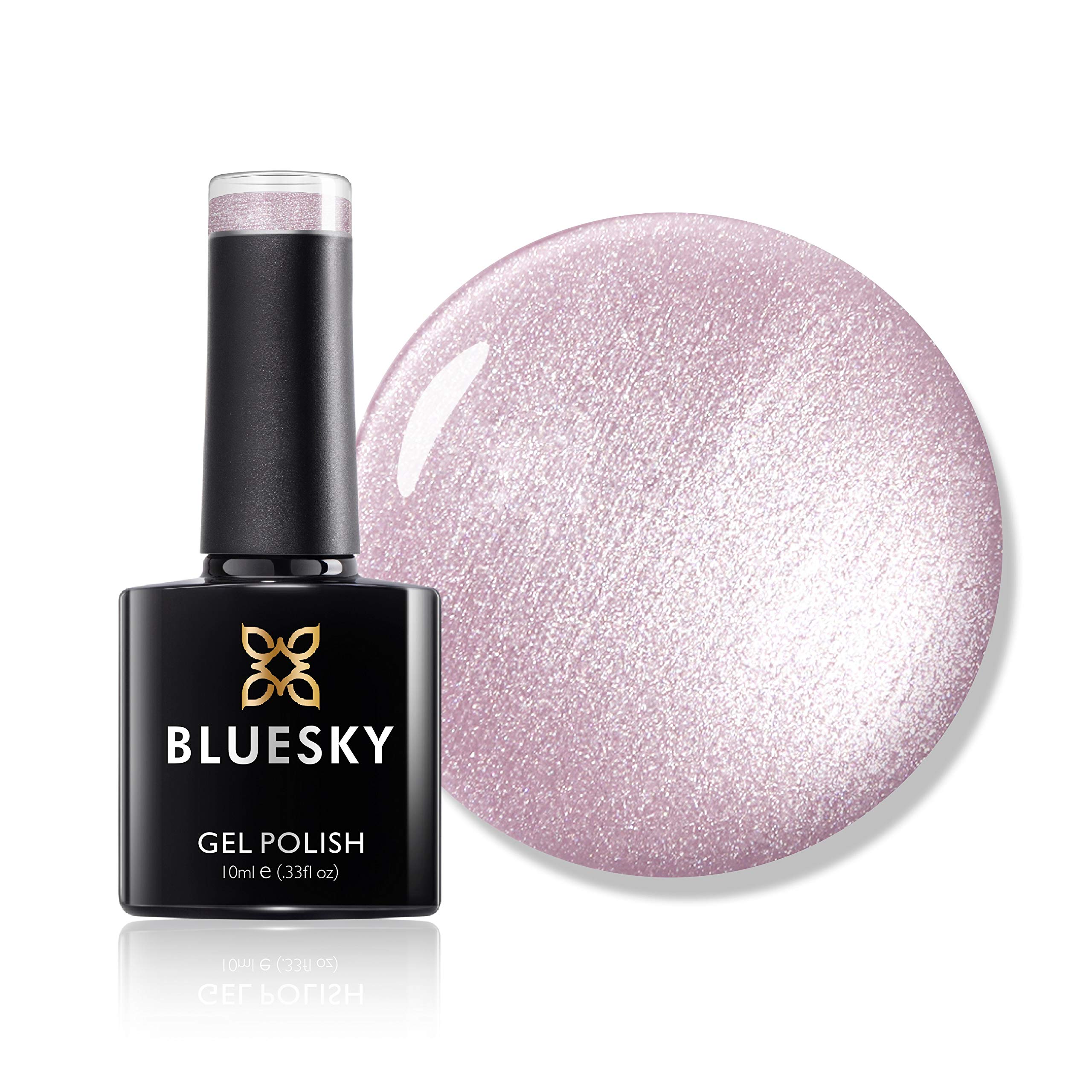 Bluesky Gel Nail Polish, Spring 2021 Collection, Assemble Ss2109, 10 ml, Pink, Purple, Shimmer, Metallic, Shimmer (Requires Curing Under LED or UV Lamp)