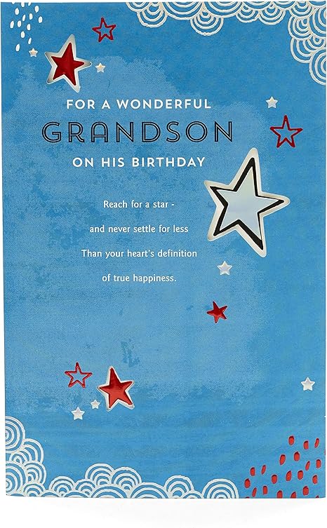 Biglietto Di Compleanno Per Nipote Biglietto Di Compleanno Per Nipote Adulto Biglietto Di Compleanno Per Lui Design A Stella Metallizzata Amazon It Cancelleria E Prodotti Per Ufficio