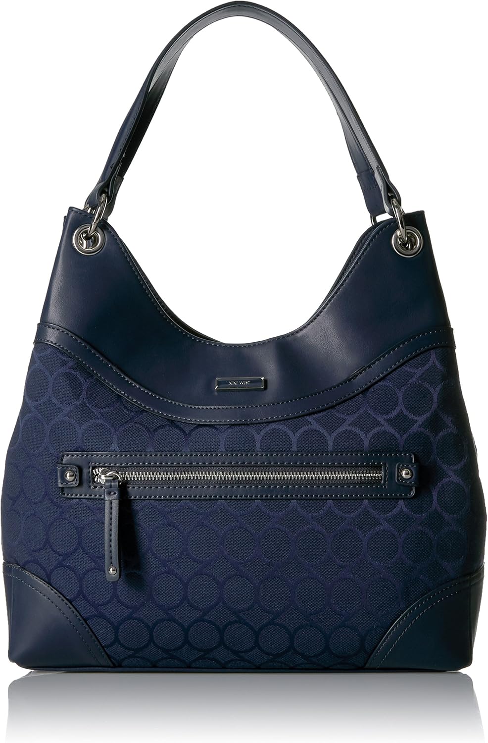 Nine West 9 Jacquard Shoulder Bag, Moody Blue Handbags