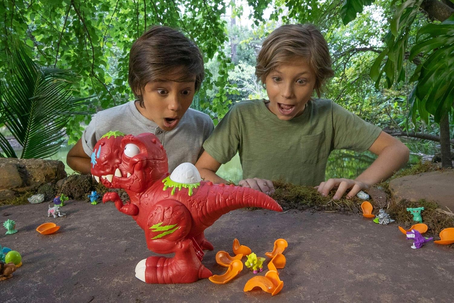 smashers dino smash rex playset