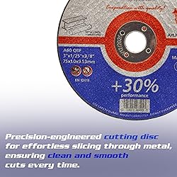TJR© Mounting Mandrel for Cut-Off Wheels