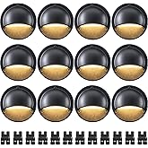 SUNVIE 5W LED Low Voltage Deck Lights with Fastlock2 Wire Connectors 12-24V AC/DC Low Voltage Landscape Lighting 3000K Warm W