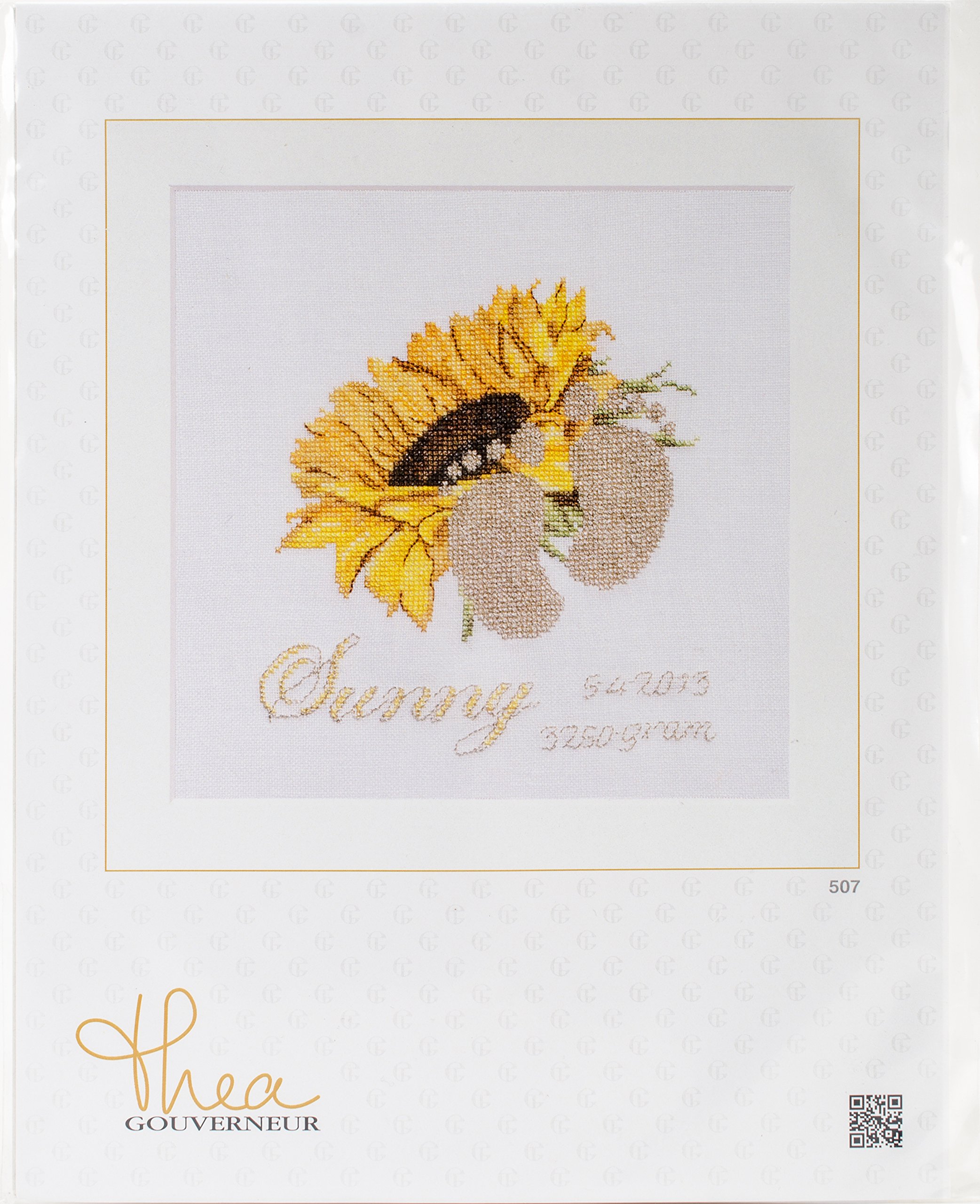 Collection D'Art Rabbit Tapestry Kit, 100% Cotton, Multi-Colour, 20 x 25 x 0.1 cm