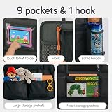 Baby Uma 2 Pack Car Back Seat Organiser with Tablet Holder & Pockets view 4