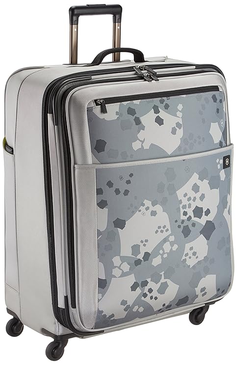 light grey suitcase