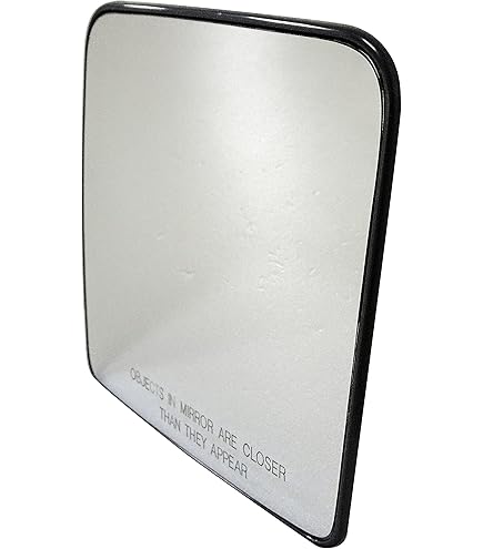 Burco Convex Passenger Mirror Glass For 1987-2002 Jeep TJ Wrangler - 8 3/16 Inch Replacement