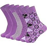 Forony Mens Lightweight Dress Socks Combed Cotton Quick Dry Anti Odor Size 8-13 Dress Socks for Men