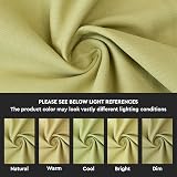 Encasa XO Table Runner 13x59 in Sage Green Cotton Canvas view 3