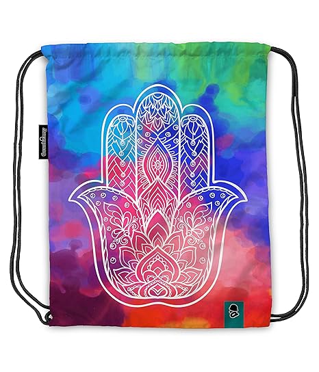 Coucharmy Jahn2 Hand Mandala Kaleidoskop Dream Catcher Turnbeutel Rucksack Sport Beutel Gymbag Gymsack Stoffbeutel Rucksack H
