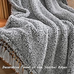 Ultra Soft Cozy Sherpa Throw Blanket, Light Weight