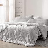 Coma Inducer&reg; Oversized King Set Comforter - Me Sooo Comfy&reg; - Glacier Gray | Experience Coma Worthy Sleep with Cozy Plush Extra Large Bedding