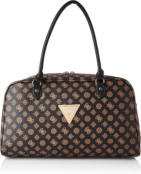 Guess Women's Wilder Duffle CarryOn Luggage, Brown, One Size Amazon