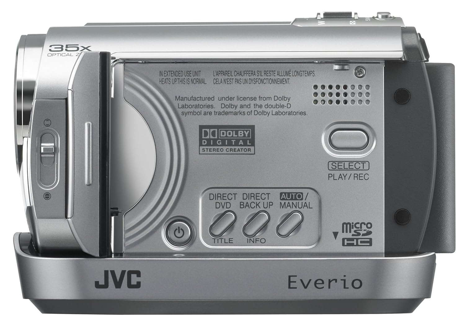 Amazon.com : JVC Everio GZ-MG335 30GB Hard Drive Camcorder with 35x Optical  Zoom (Includes Everio Dock) (Discontinued by Manufacturer) : Camera & Photo