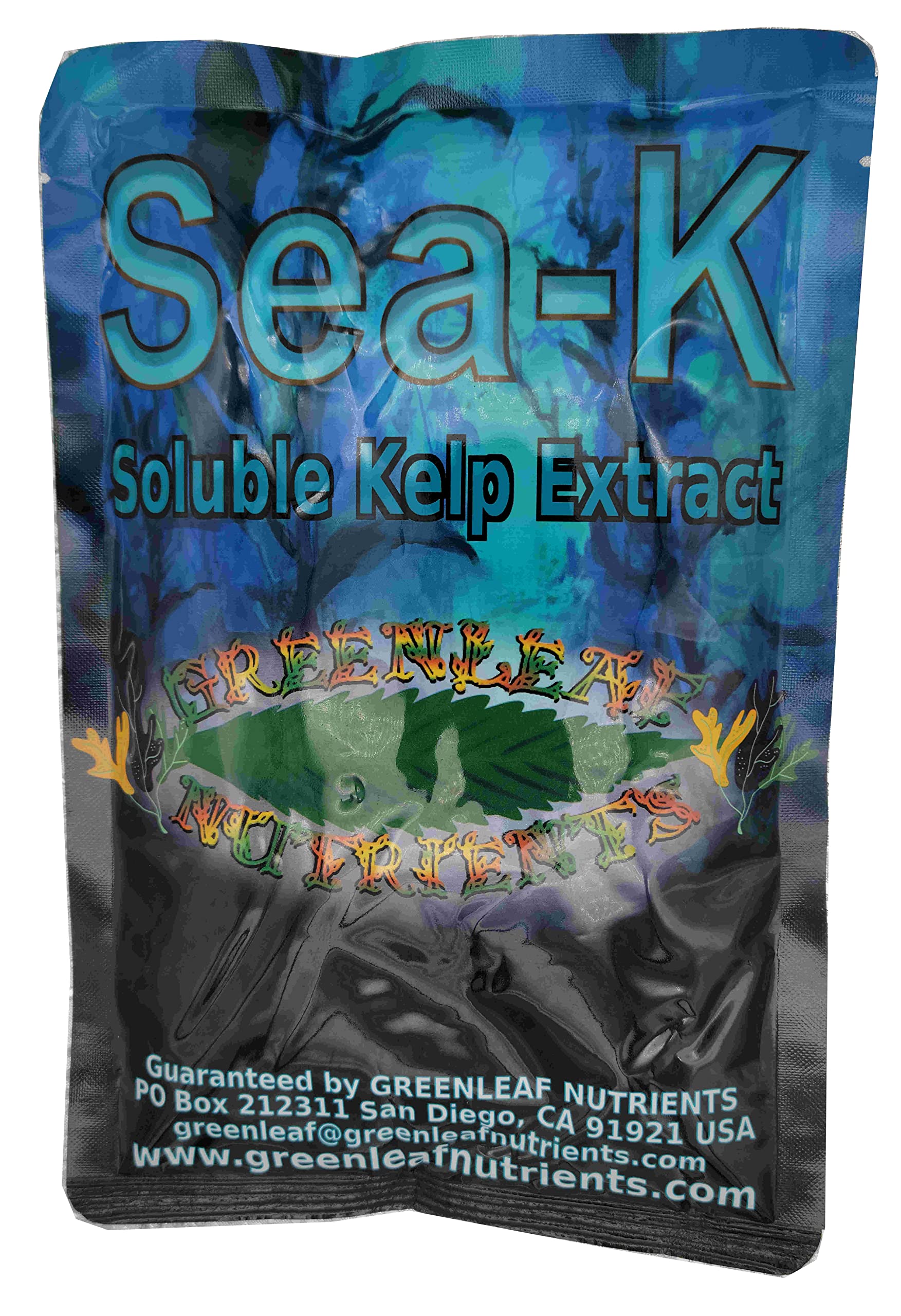 Seaweed and Kelp Fertilizer for Plants - Organic Sea-K - Concentrated Extract Powder Nutrient Makes 700 Liters