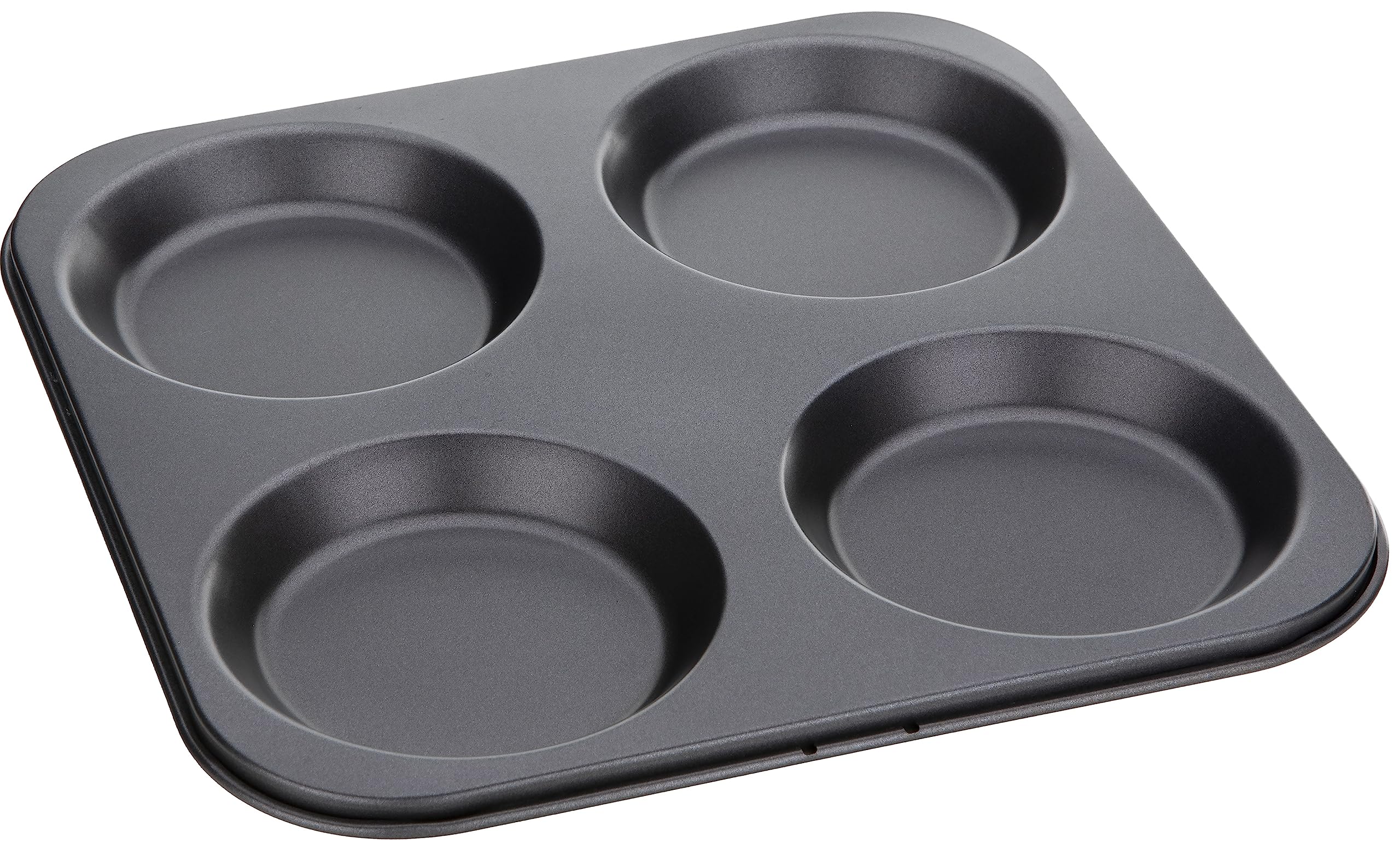 Jocbinltd 5501 4 Cup Yorkshire Pudding Tray , Black