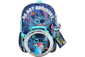 BIOWORLD Disney Lilo & Stitch So Not Ordinary 5-Piece Backpack Set for school