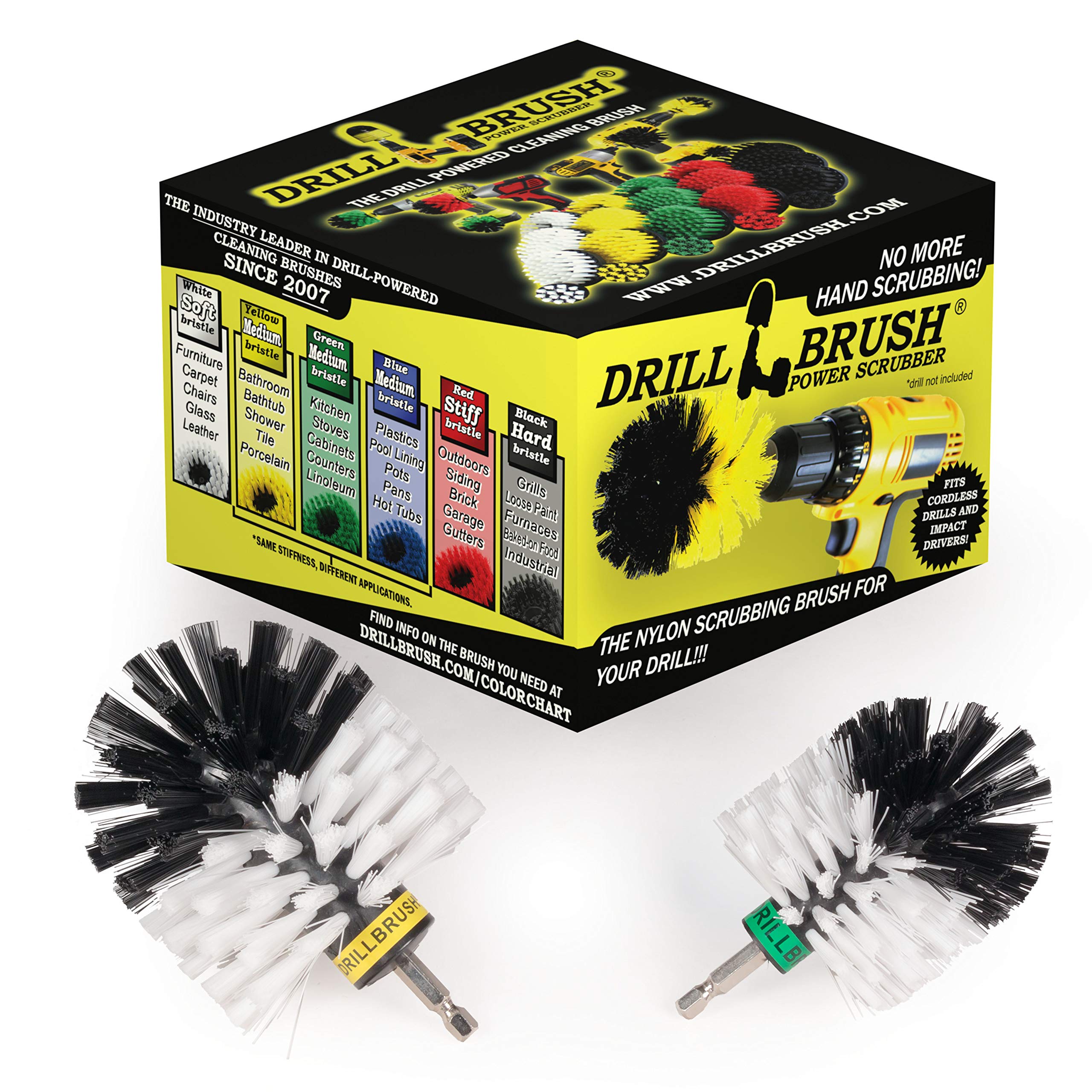 Drill Brush - Truck - Car - Motorcycles - Cleaning Supplies - Truck Accessories - Detail Brush - Wheels - Tires - Bed Liner - Truck Tool Box - Tonneau Cover - Windshield - Glass Cleaner - Leather