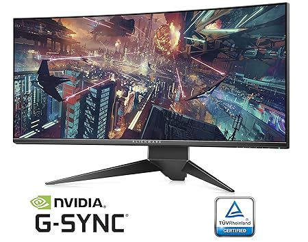 DELL ALIENWARE AW3418DW 86,72 cm (34 Zoll) Monitor (HDMI, DisplayPort, LED, 4ms Reaktionszeit) schwarz