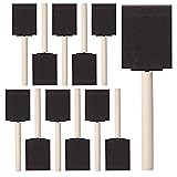 Bates- Foam Paint Brushes, 2 Inch, 16 Pack, Sponge