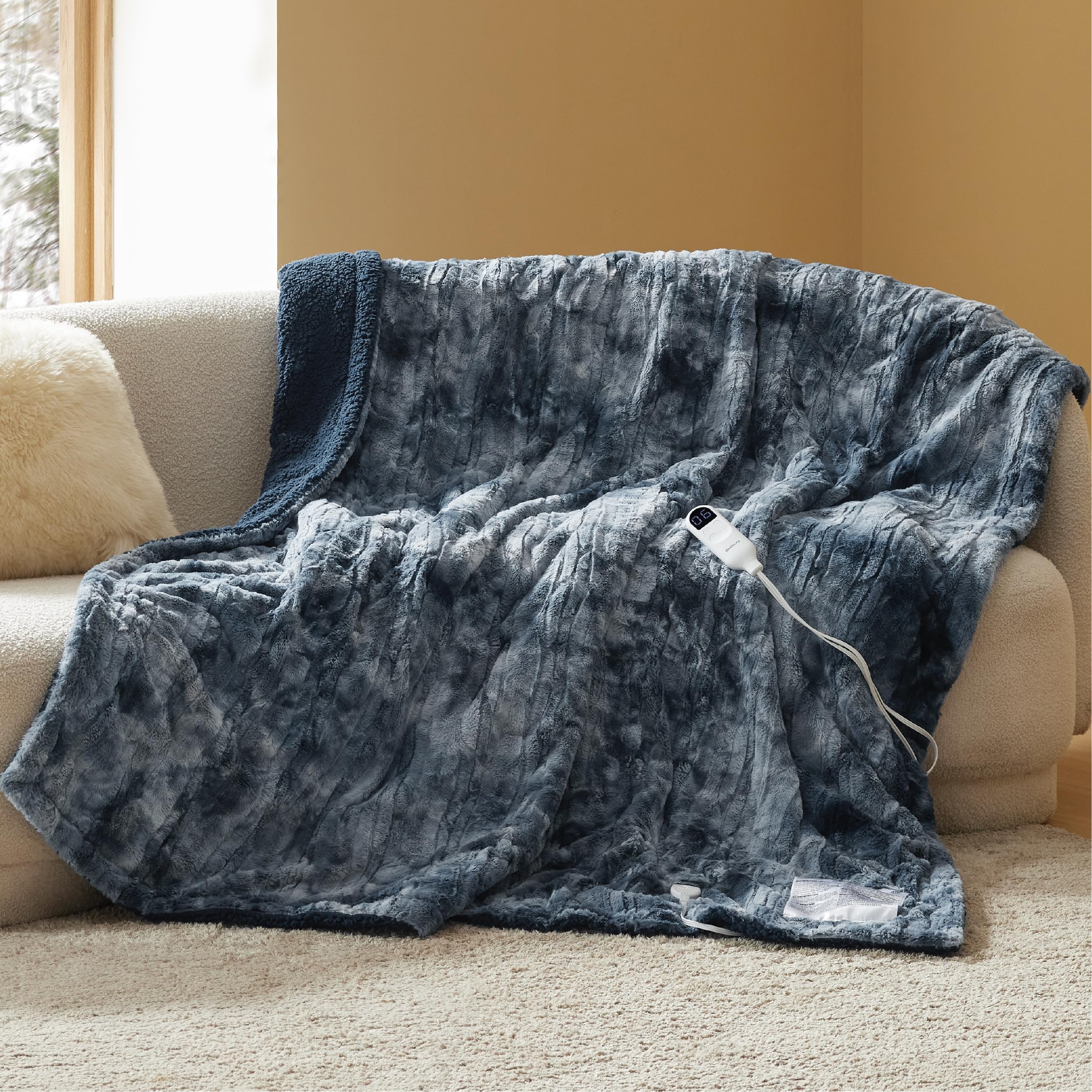 Bedsure Electric Blanket Twin - Faux Fur Sherpa