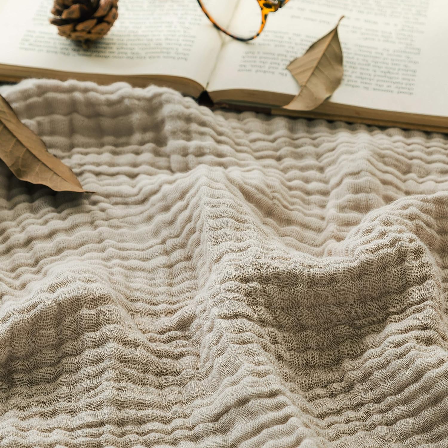 muslin throw blanket